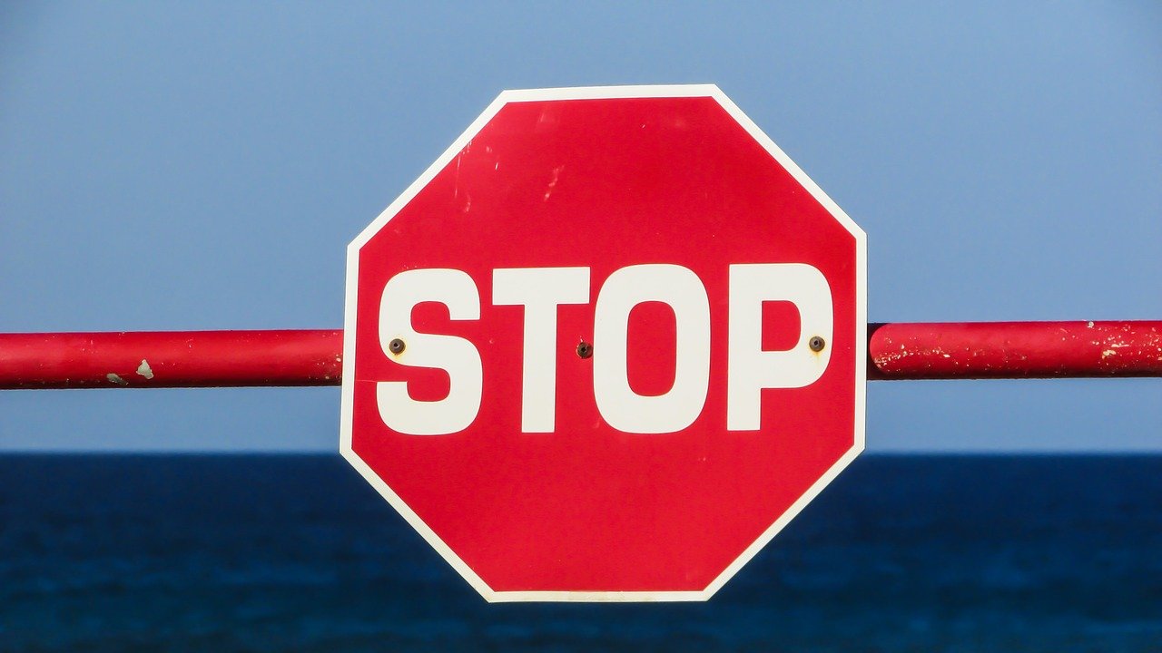 Stop sign - emergency