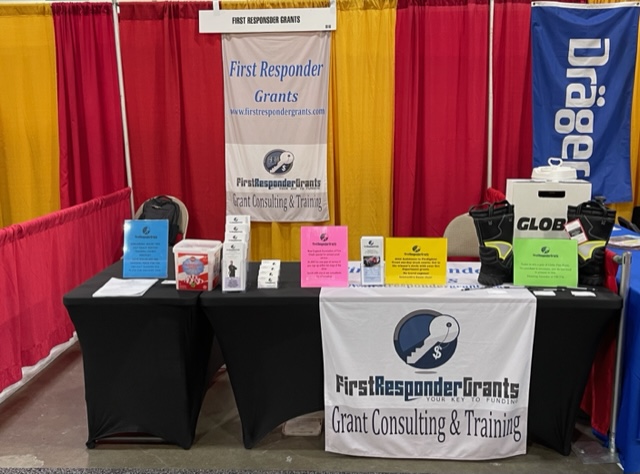 At our show booths at any expo, we talk grants... and you never know what else we might get up to!