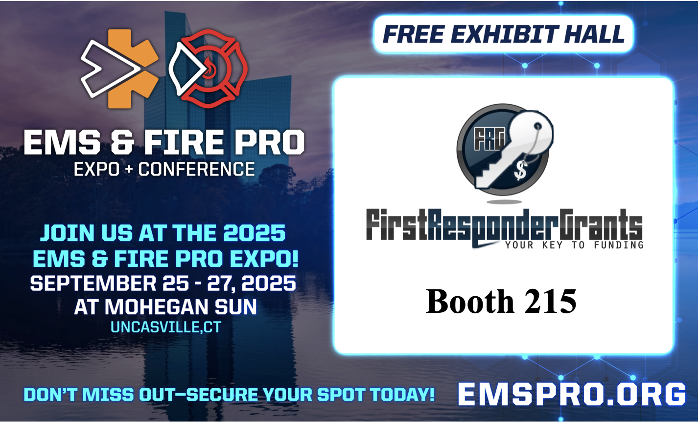 EMS & Fire Pro Expo, Sept. 25-27, 2025. Come see us at Booth 215
